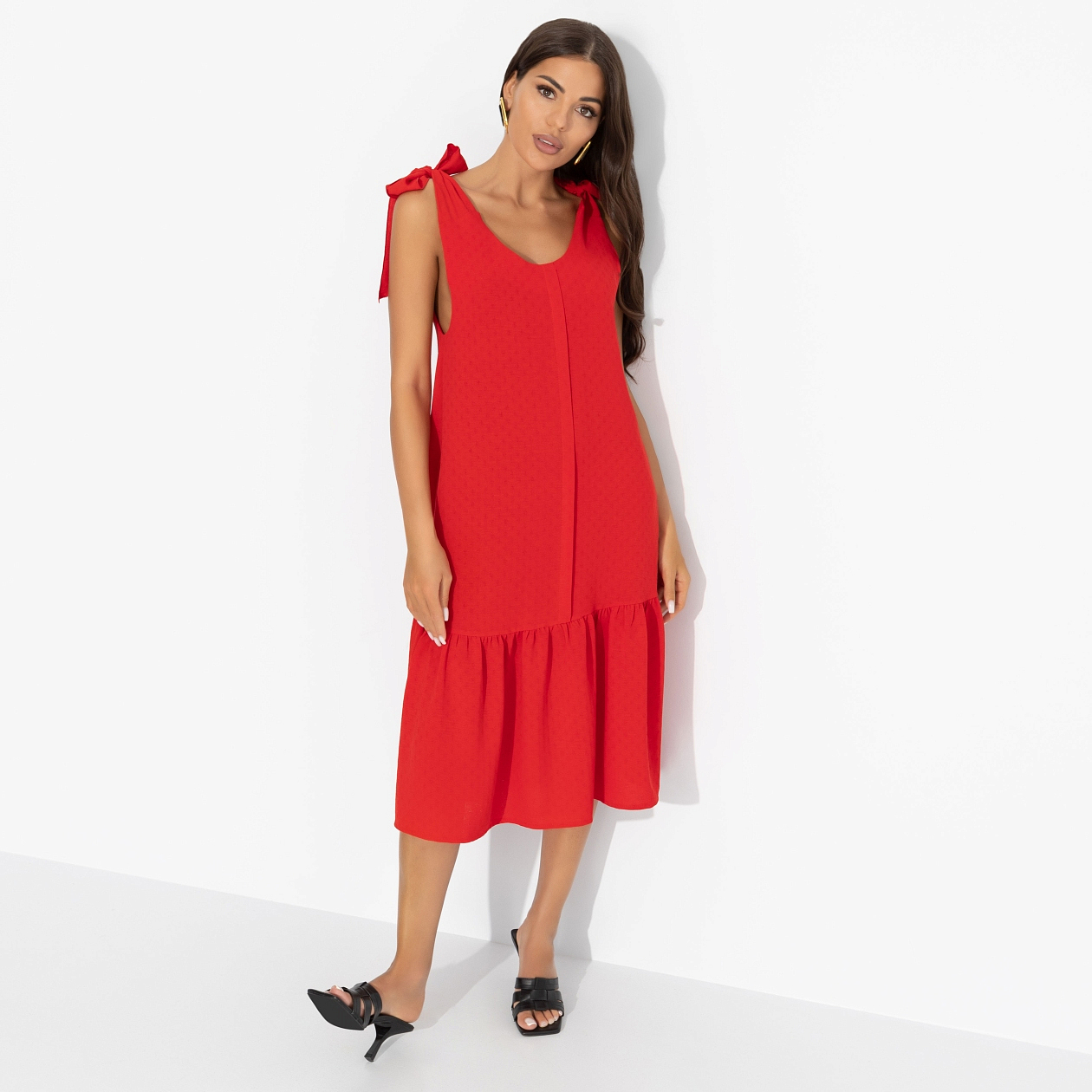 Сарафан Загадай меня. Состав: 95% вискоза, 5% эластан