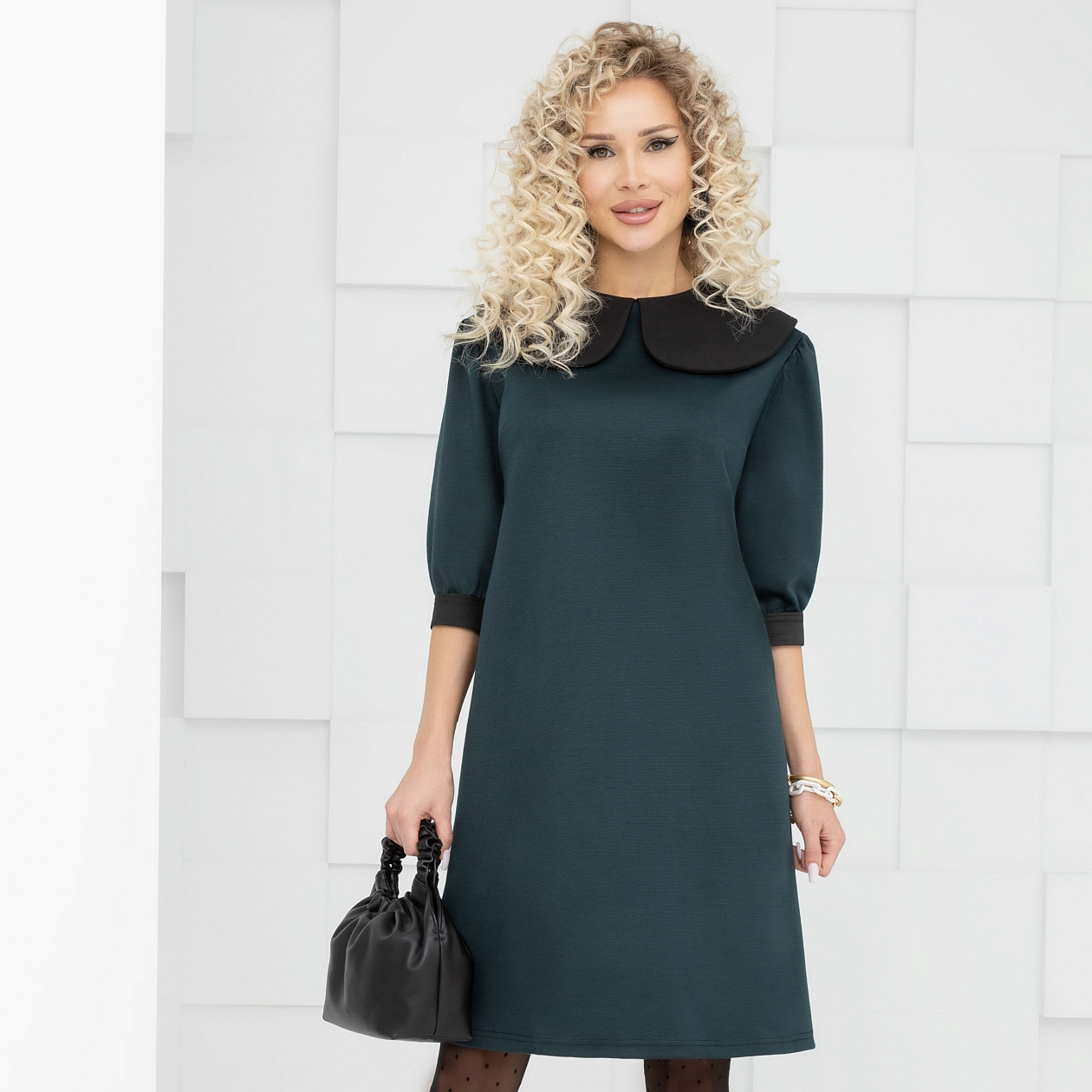 Платье Кутюр-шоу (грин). Состав: 95% п/э, 5% эластан