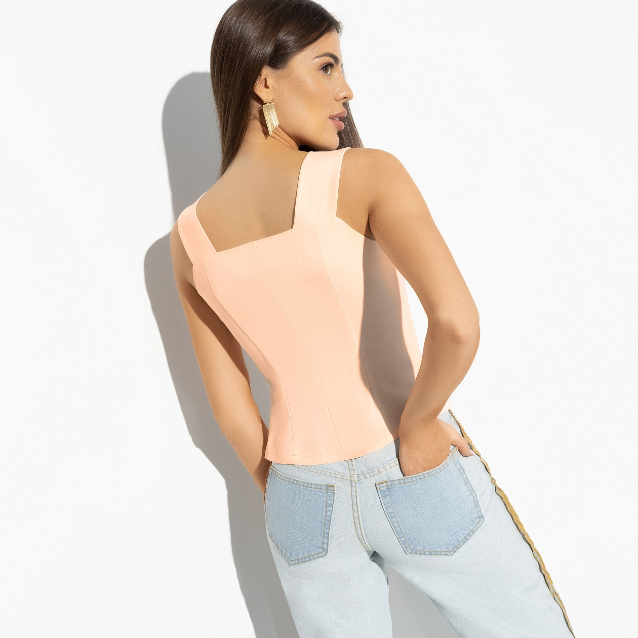 Безупречный силуэт (нежность). Купить женский Топ оптом от производителя.