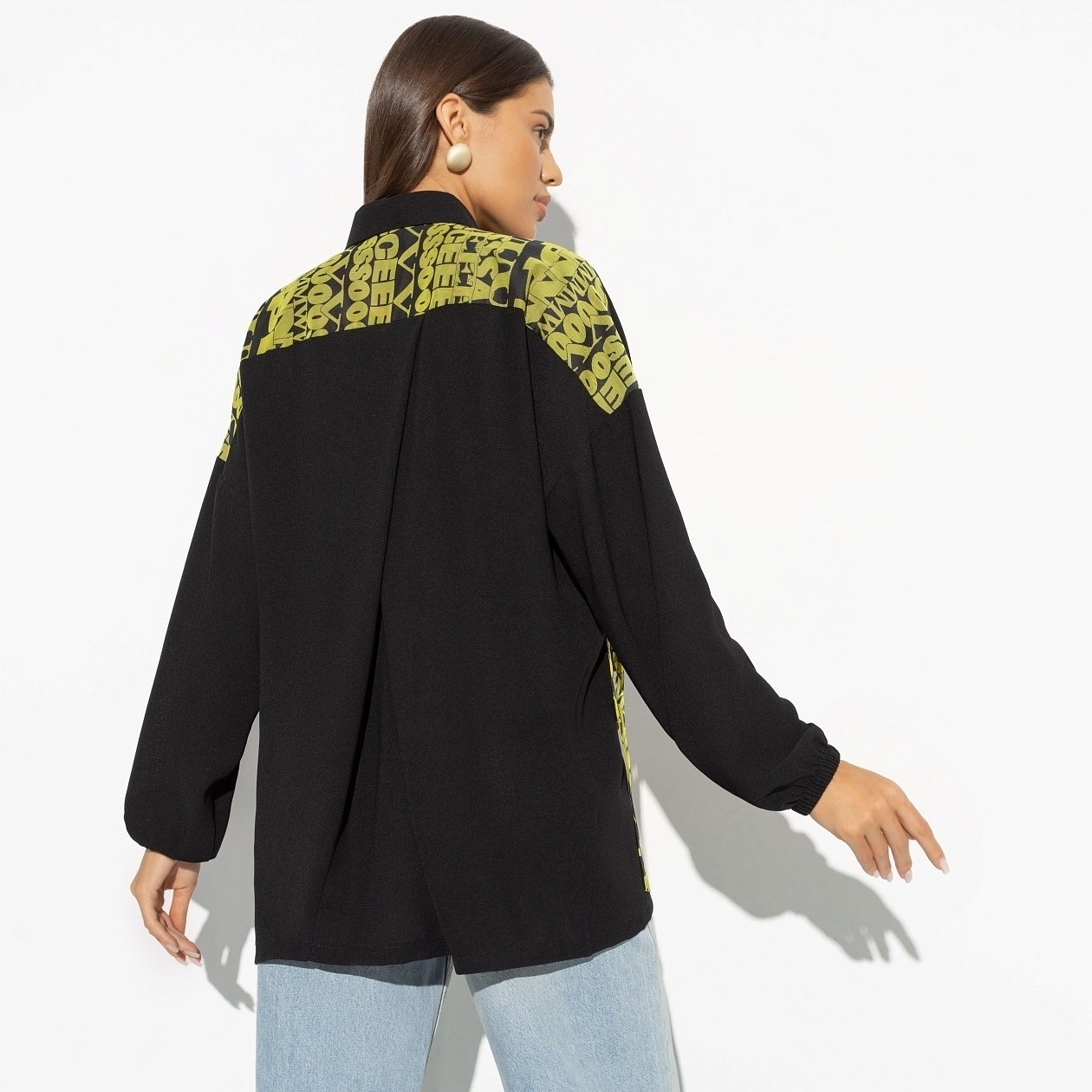 Пик актуальности (black). Состав: 65% п/э, 30% вискоза, 5% спандекс