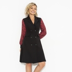 Платье Чао, Белла (леопард). Состав: 60% п/э, 37% вискоза, 3% спандекс