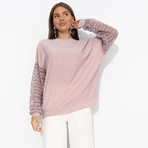 Роскошь без пафоса (розовый). Состав: 65% п/э, 30% вискоза, 5% спандекс