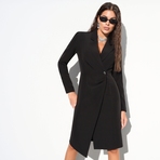 Платье Скрытые мотивы (total black). Состав: 60% п/э, 37% вискоза, 3% спандекс