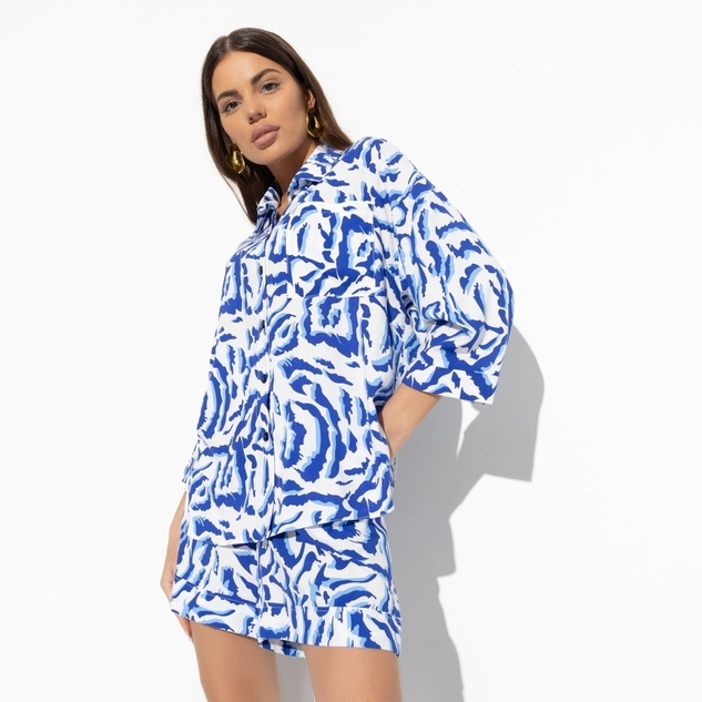 Брючный костюм Красочные истории (sky, 2 в 1) 