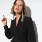 Платье Личная исключительность (шарм, с поясом). Состав: 95% п/э, 5% эластан