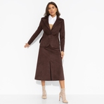 Жакет Шоу-показ (шоколадный мусс). Состав: 95% п/э, 5% спандекс