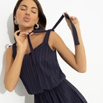 Комбинезон А так интересней (blue). Состав: 60% вискоза, 35% п/э, 5% эластан