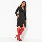 Платье Виновница торжества (черный). Состав: 60% п/э, 37% вискоза, 3% спандекс