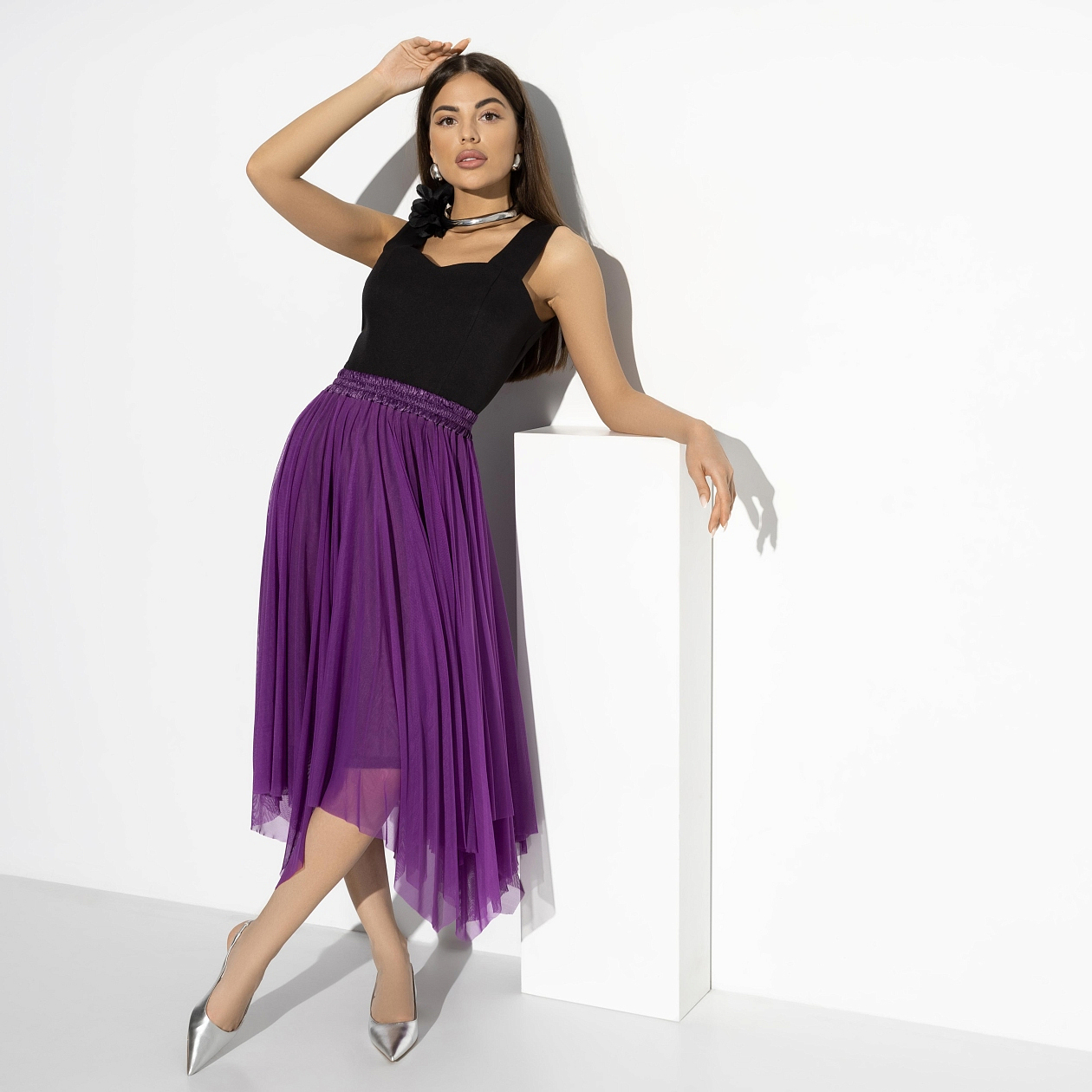 Экстремально прекрасна (violet). Купить женский Юбка оптом от производителя.