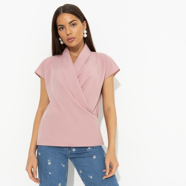 Блуза На пике изящества (розовая) 