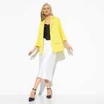 Жакет Всемирное признание (banana style). Состав: 95% полиэстер, 5% эластан