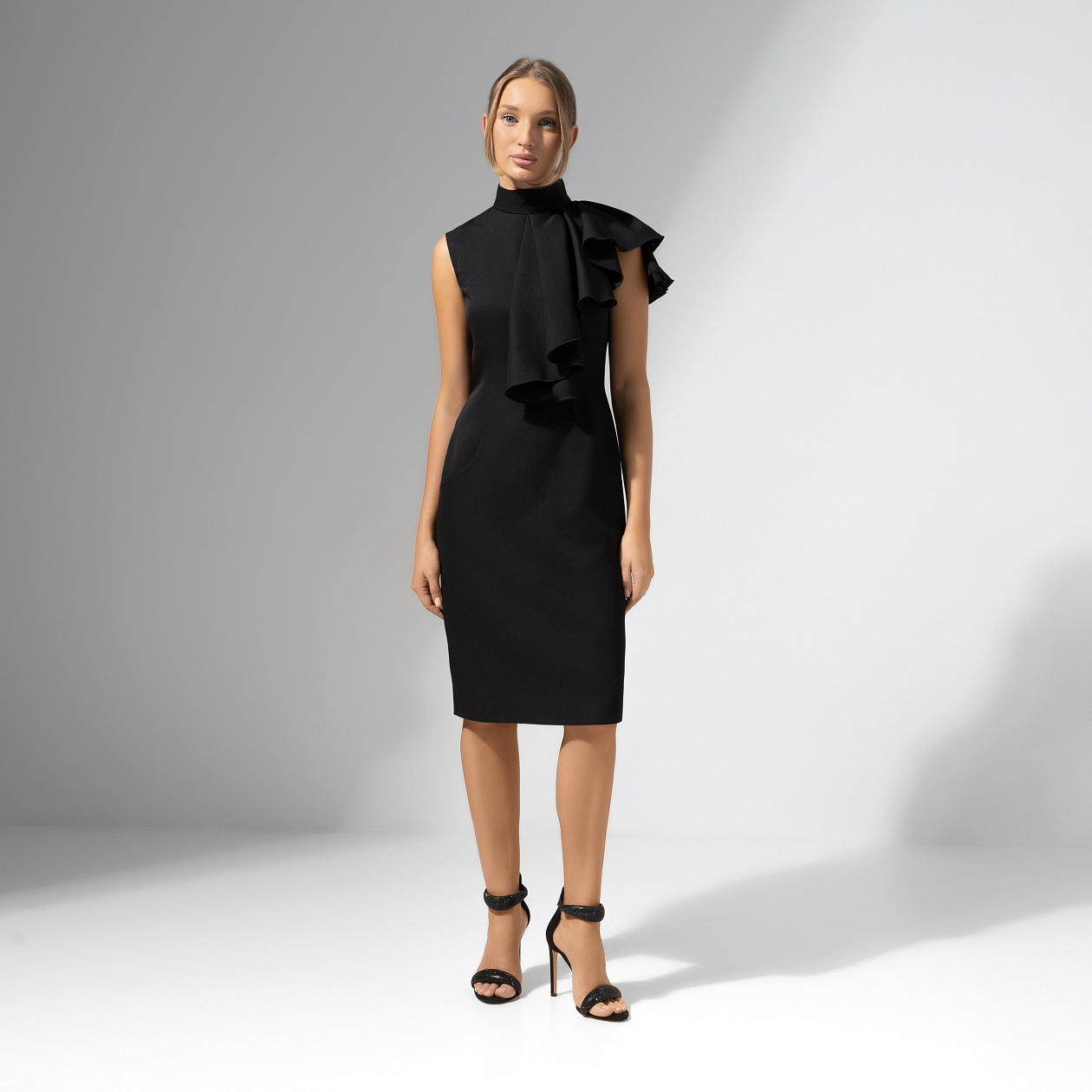 Платье-футляр Разрешите пригласить (new). Состав: 95% полиэстер, 5% эластан