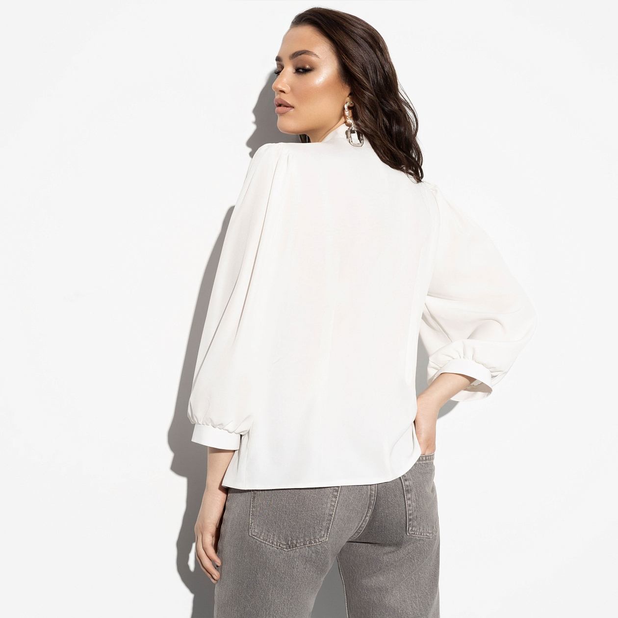 Блуза Обаяние леди (престиж). Состав: 95% полиэстер, 5% эластан