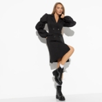 Платье Деловая хватка. Состав: 60% полиэстер, 37% вискоза, 3% спандекс