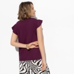 Блуза Свежая подборка (violet). Состав: 72% п/э, 22% вискоза, 6% спандекс