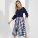 Платье На волне с трендами (тайна). Состав: 60% полиэстер, 37% вискоза, 3% спандекс