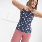 Блуза Легкое настроение (незабываемая). Состав: 95% п/э, 5% спандекс