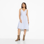 Сарафан Наедине с ветром (sky). Состав: 65% п/э, 30% вискоза, 5% эластан