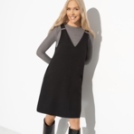 Сарафан Просто космос (black). Состав: 60% полиэстер, 37% вискоза, 3% спандекс