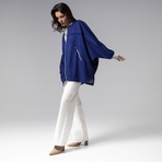 Бомбер Стильное вложение (oversize, S-M). Состав: 95% п/э, 5% спандекс