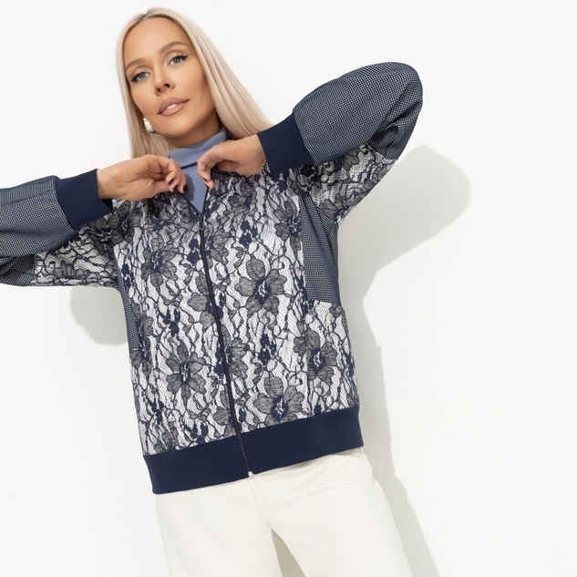 Бомбер Мой стиль– мои правила (синий) 