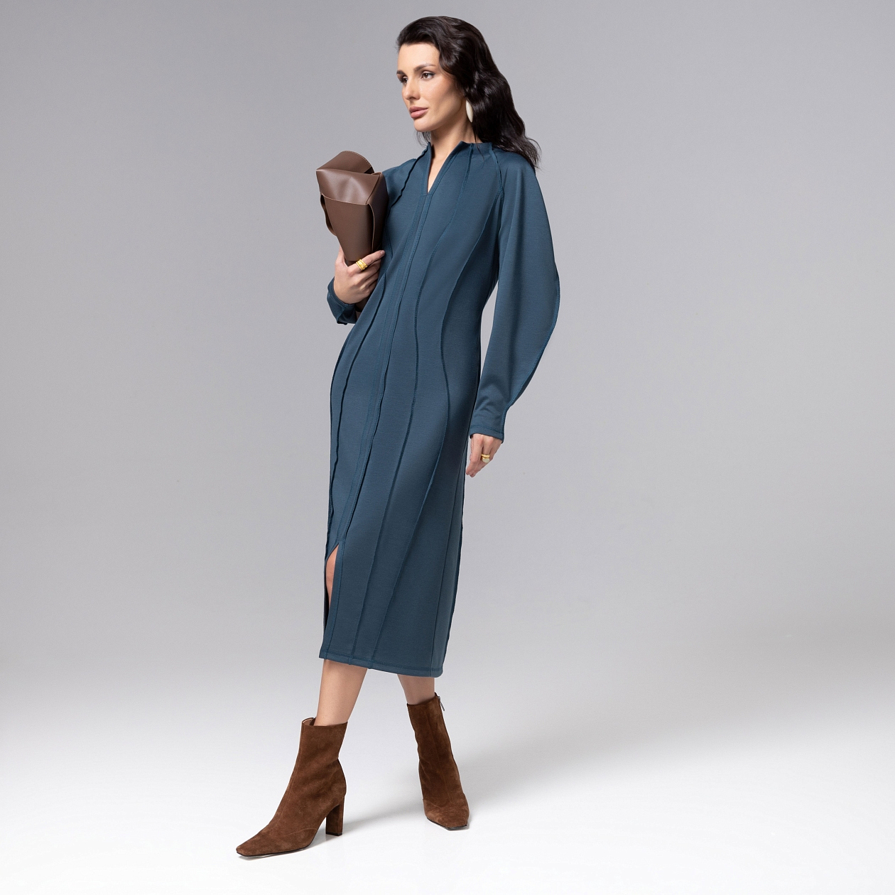 Платье-футляр Больше, чем просто платье. Состав: 65% п/э, 30% вискоза, 5% спандекс