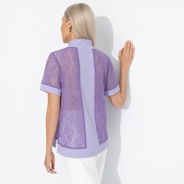 Футболка Фирменное приветствие (сиреневый) 