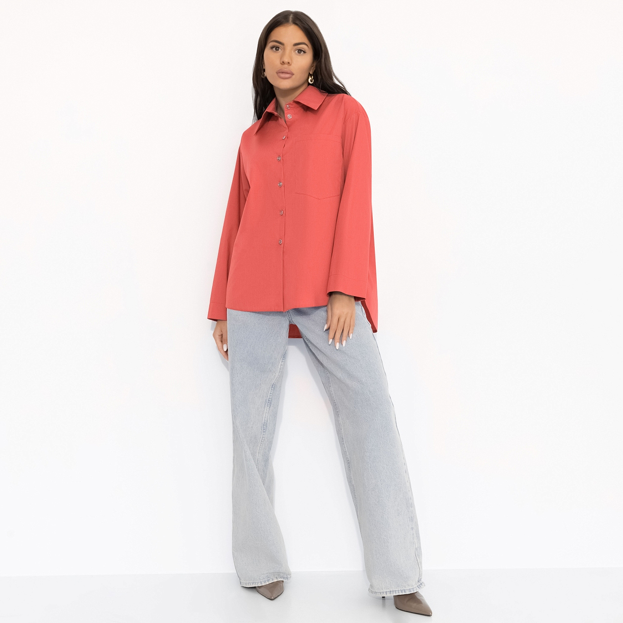 Создала себя сама. Состав: 65% п/э, 30% вискоза, 5% эластан