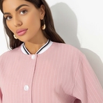 Бомбер Бунтарка (pink). Состав: 79% вискоза, 20% нейлон, 1% эластан