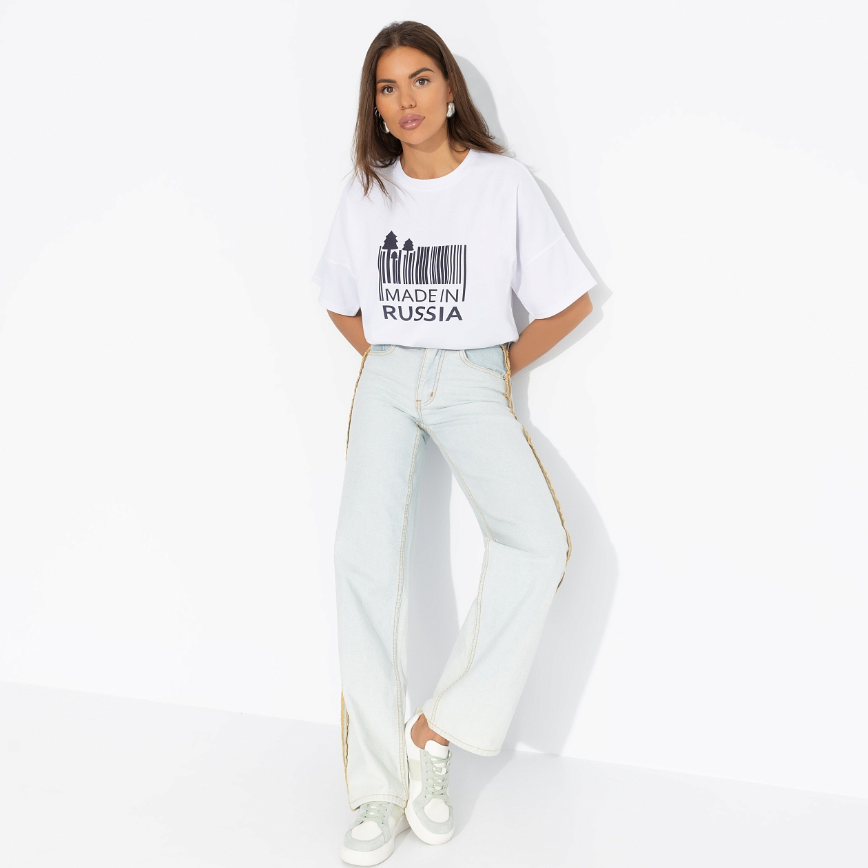 Футболка Зов будущего (Russia). Состав: 65% п/э, 30% вискоза, 5% стрейч