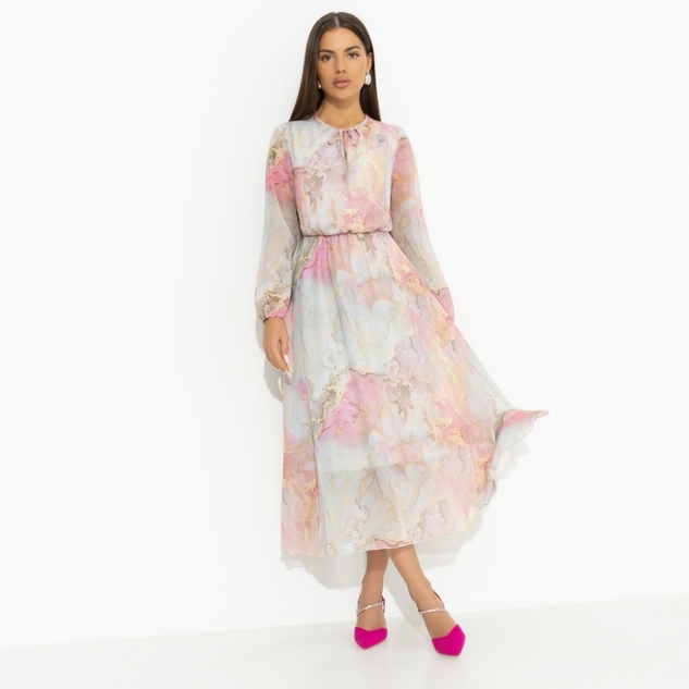 Платье Летящие мгновения (нежная)