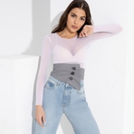 Фэшн-элемент (стайл). Состав: 65% п/э, 30% вискоза, 5% спандекс