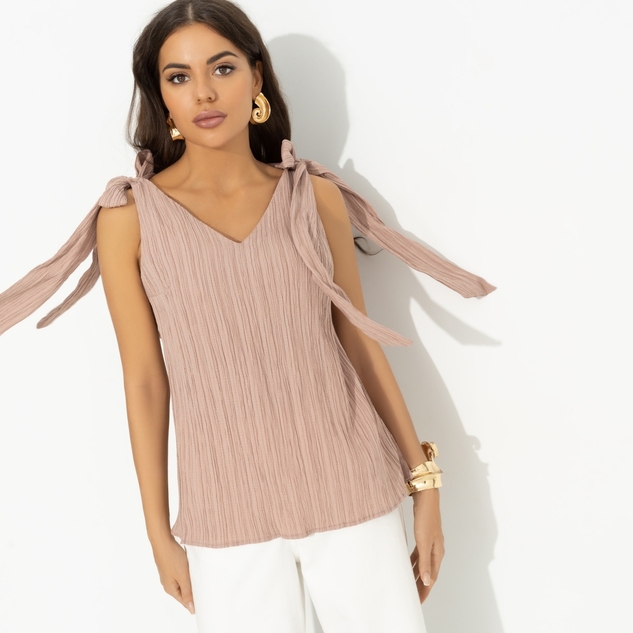 Топ Ты мой идеал (коричневый) 