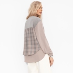 Стиль по-взрослому (бежевый). Состав: 65% полиэстер, 30% вискоза, 5% спандекс