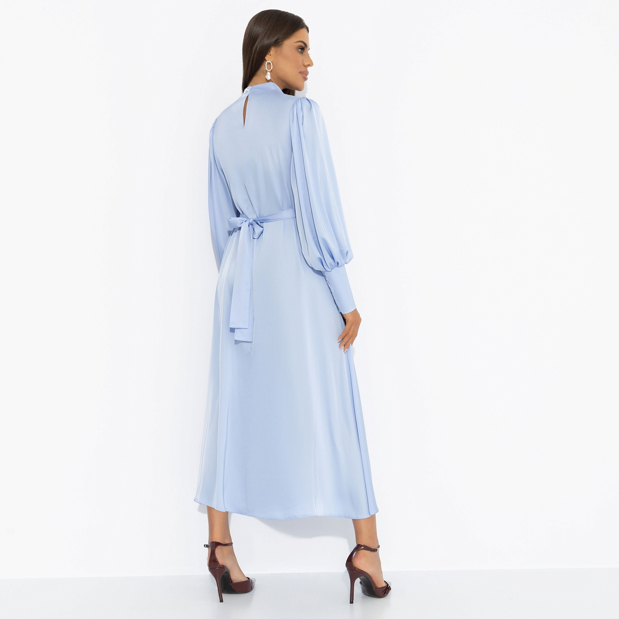 Платье Притяжение элегантности (голубая симфония). Состав: 100% полиэстер
