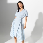 Платье Стихийная энергетика (air blue). Состав: 65% п/э, 30% вискоза, 5% спандекс