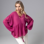 Блуза Секретный ингредиент (фуксия). Состав: 98% п/э, 2% спандекс