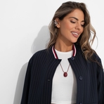 Бомбер Любуйся мной (синий). Состав: 60% полиэстер, 37% вискоза, 3% спандекс