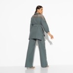 Брючный костюм Престижная номинация (шарм, 2 в 1, с поясом). Состав: 90% п/э, 10% хлопок