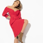 Платье История в глянце (с поясом). Состав: 100 % вискоза