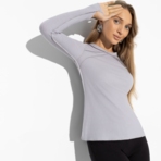 Лонгслив двусторонний Роковое признание (fashion grey). Состав: 65% п/э, 30% вискоза, 5% спандекс