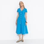 Платье Принимаю комплименты (blue). Состав: 98% п/э, 2% спандекс