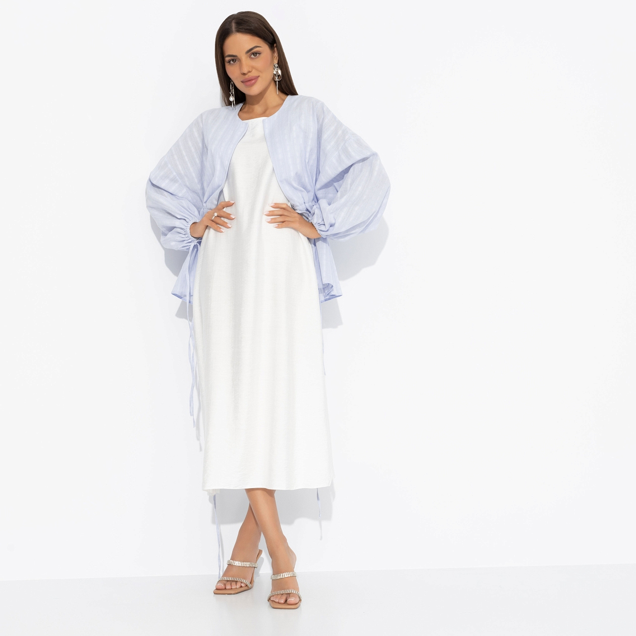 Двойка Цвет нежности (sky, 2 в 1). Состав: 100% хлопок