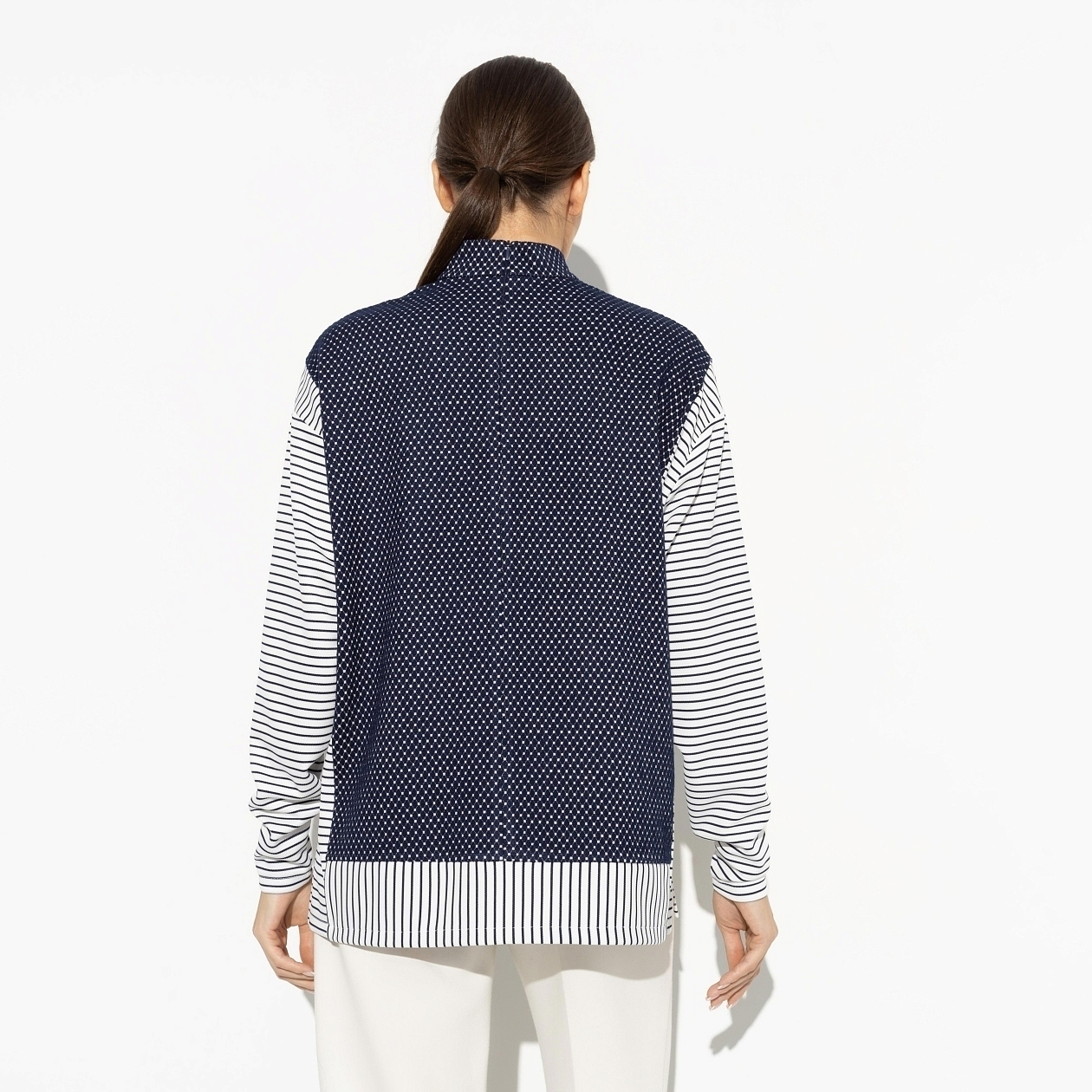 Туника Невероятное притяжение (office). Состав: 65% п/э, 30% вискоза, 5% спандекс