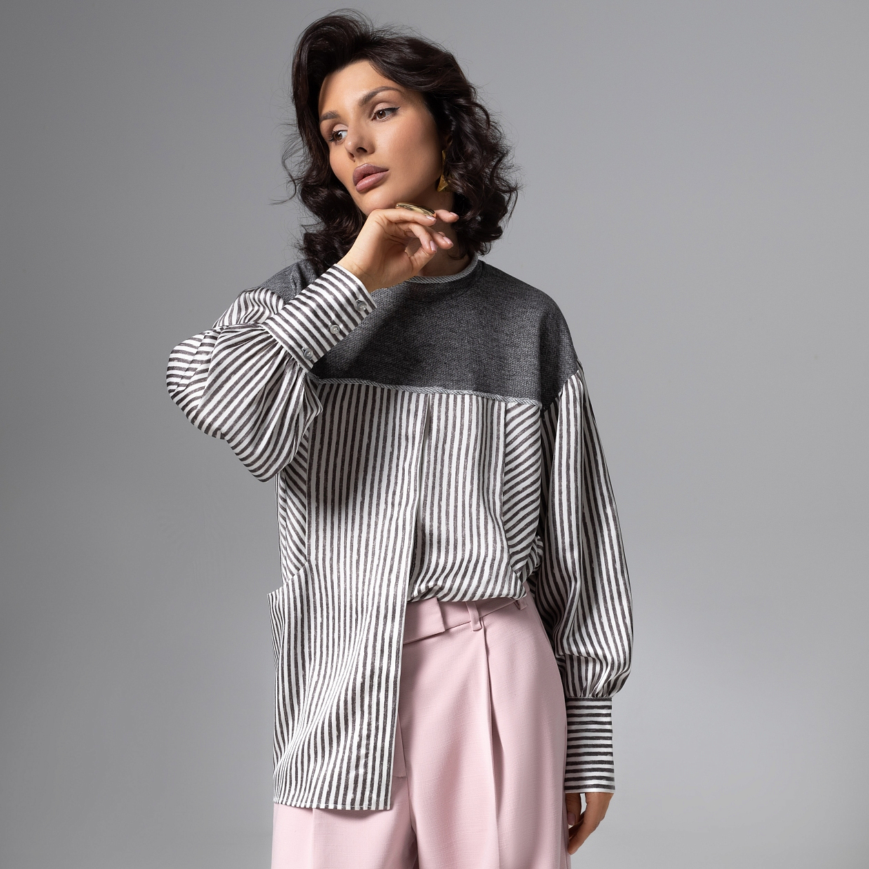 Мягкая сила (grey). Состав: 85% п/э, 10% хлопок, 5% спандекс