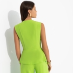 Стильный лидер (лайм). Состав: 72% п/э, 22% вискоза, 6% спандекс