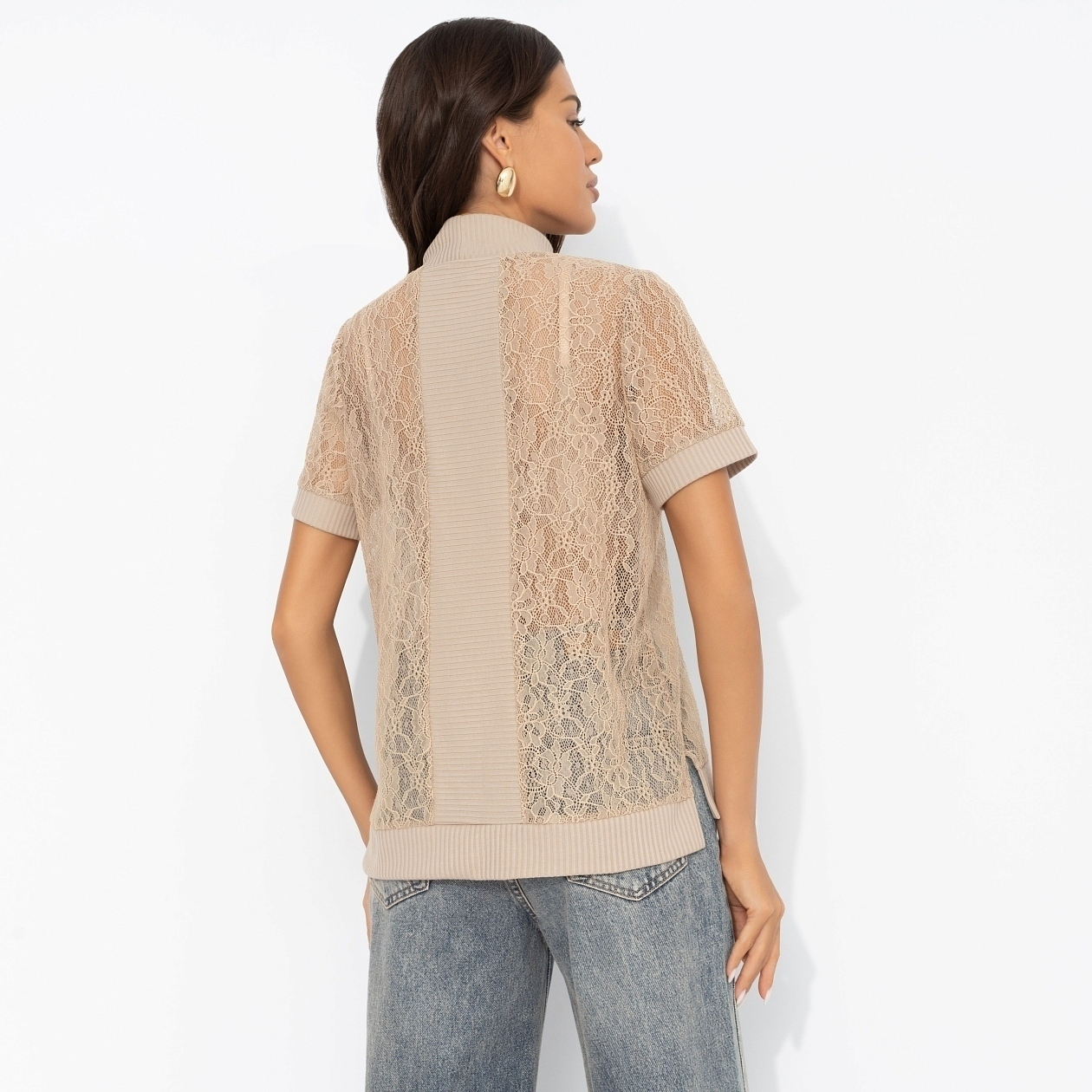 Футболка Фирменное приветствие (капучино). Состав: 65% п/э, 30% вискоза, 5% спандекс