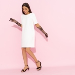 Платье Виртуальные будни (white). Состав: 60% полиэстер, 37% вискоза, 3% спандекс