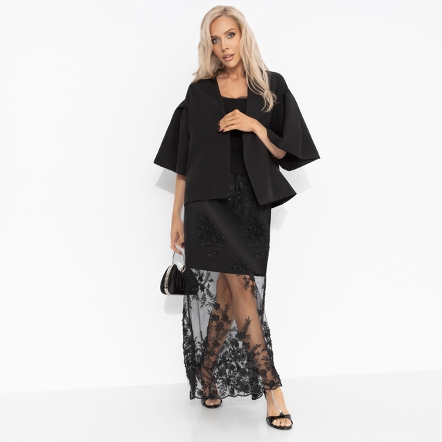 Костюм с юбкой Очарование момента (элегант, 2 в 1, с поясом) 