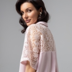 Стильное дежавю (розовый сон). Состав: 65% п/э, 30% вискоза, 5% спандекс